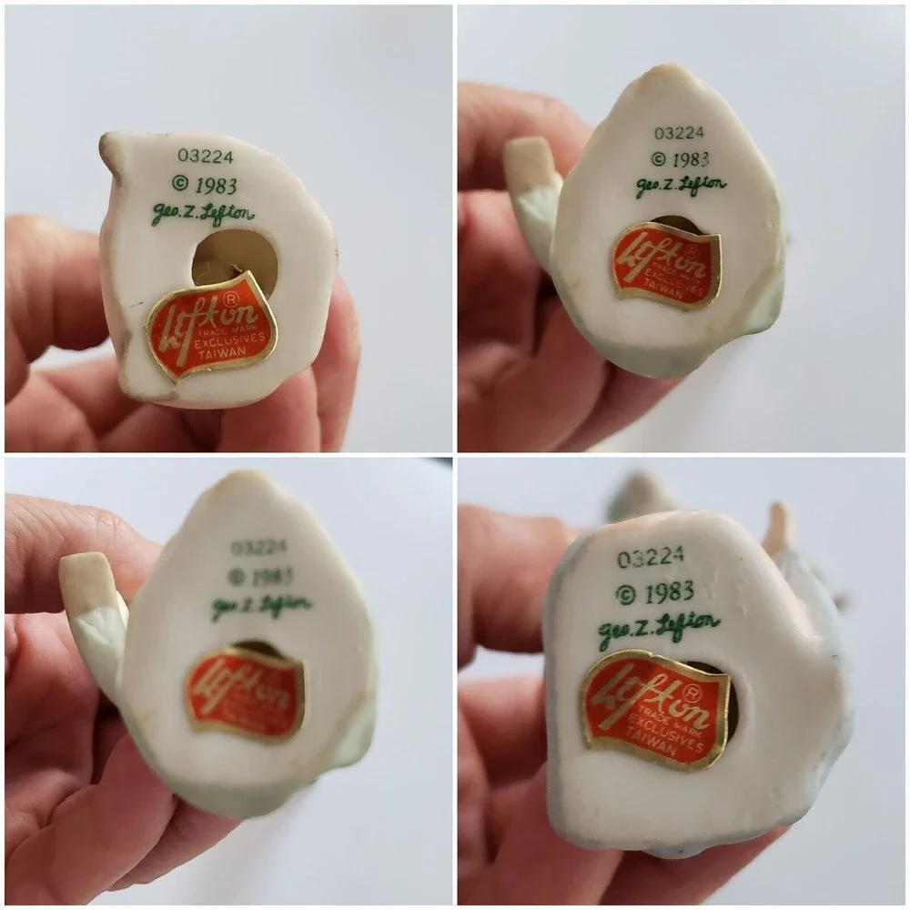 VINTAGE 8 PIECE‎ LEFTON CHRISTMAS NATIVITY FIGURINES MADE IN Taiwan